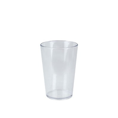 Zahnbürstenhalter aus transparentem, recycelbarem SAN, Ø 6 x H 12 cm