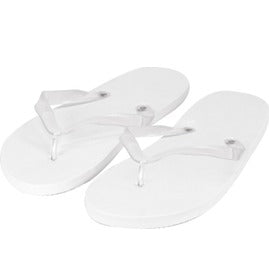 Infradito Calm in gomma rigida, colore bianco, misura donna 26 cm, confezione da 50 pz
