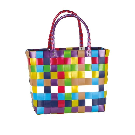 Borsa SPA e spiaggia intrecciata Barcellona, vari colori, 38x18x30 cm, 10 pz