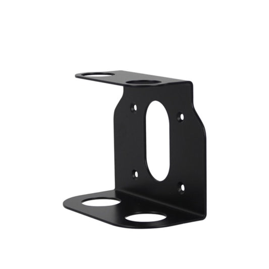 Basic, supporto doppio in acciaio inox, verniciato nero, compatibile con dispenser Large da 300 ml, con kit viti