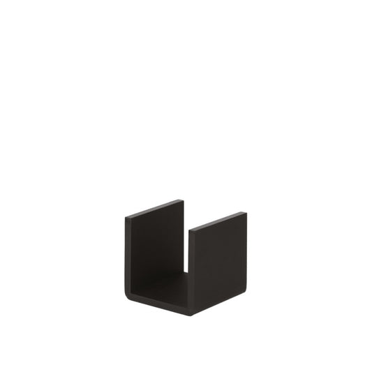 John Richmond, porta bustine in plexiglass nero opaco