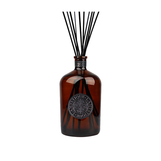 LaMystique, diffusore a osmosi in vetro brunito, fragranza Rosa e Gelsomino, 5 l