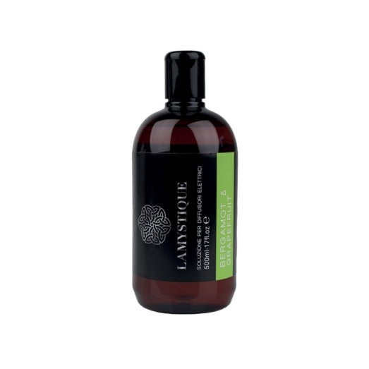 LaMystique, Lösung für elektrische Ultraschalldiffuser, Duft Bergamotte und Pampelmuse, 500 ml