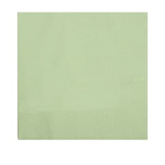 Tovagliolo in cellulosa, verde pastello, 25x25 cm, 2 veli, 4200 pz