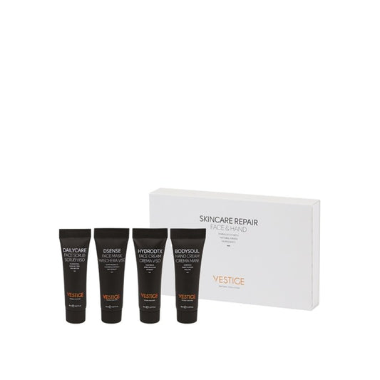 Vestige, Kit Skincare Repair viso e mani, 8 ml x 4, 50 pz