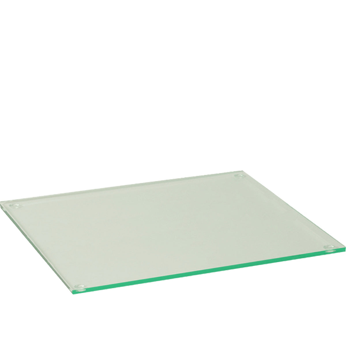Linear 0.5, vassoio espositore in plexiglass effetto vetro lucido, taglia big, 30 x 20 x 0,5 cm