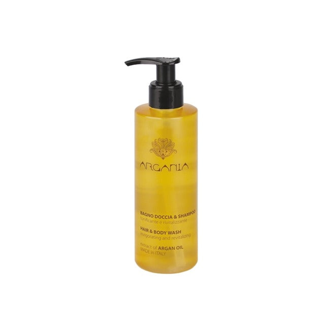 Argania, dispenser Maxi Stick, bagno doccia e shampoo, estratto di Olio d'Argan, 200 ml, 48 pz